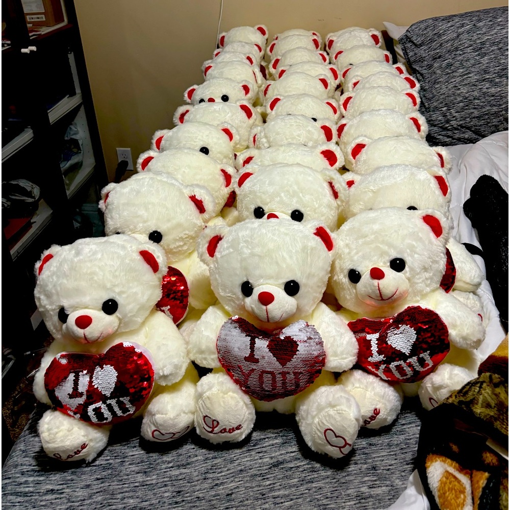 Plus reversible “I love you” bears